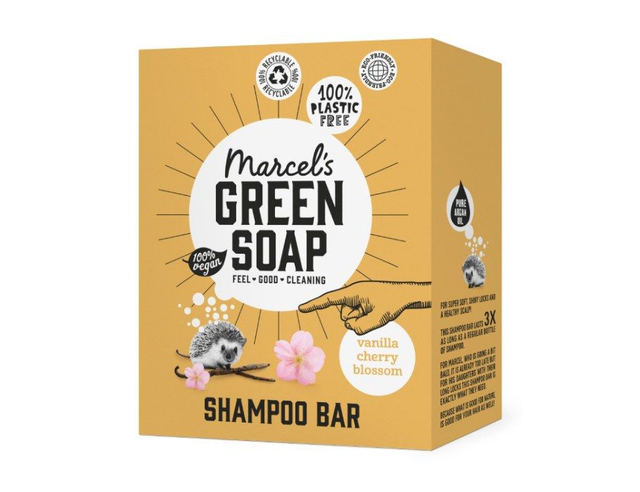 [Marcel's Green Soap] Shampoo Bar - Vanille & Kersenbloesem - 90g