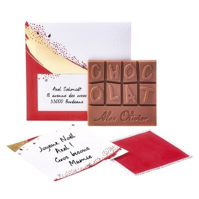 CHOCO'CARTE À PERSONNALISER