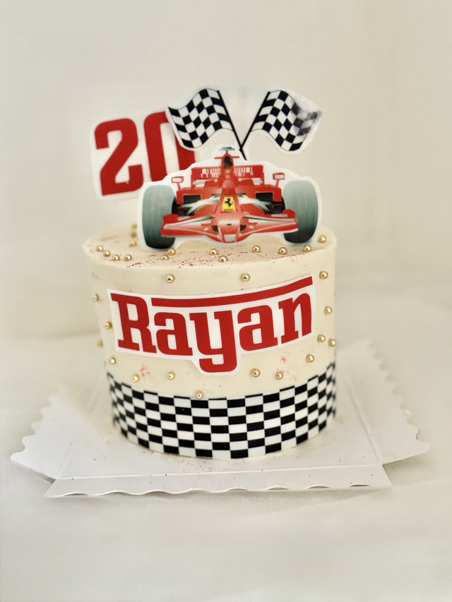 Racing Car Birthday Cake