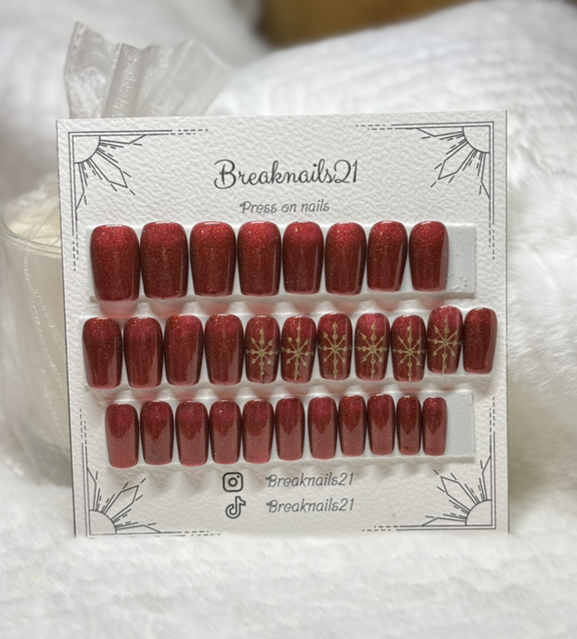 Cat eyes et flocons or