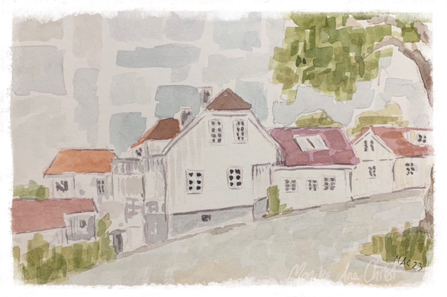 Aquarellstudien Norwegen 2023