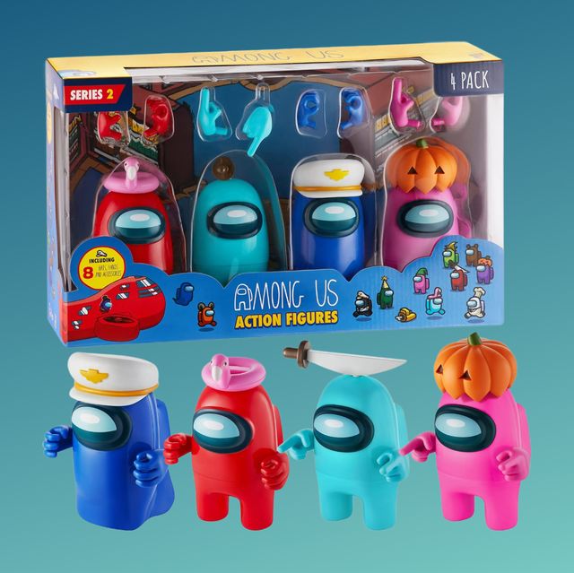 AMONG US ACTION FIGURES SET 4pk