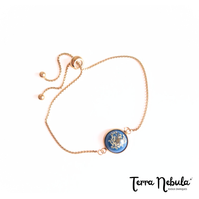 Bracelet chaîne fleuri Tendresse | BR17 | Ombelles