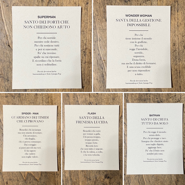 LITURGIA POP — Piccole devozioni laiche