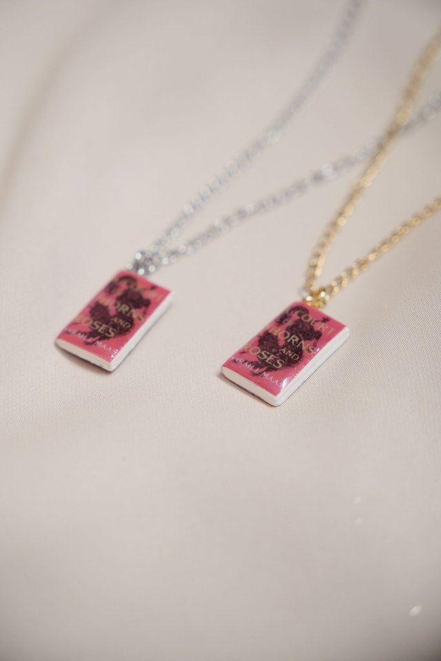 Collares de libros | ACOTAR | A Court of Thorns and Roses | Sarah J. Maas
