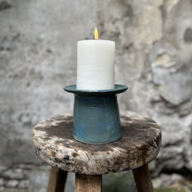 Kandelaar blauw 