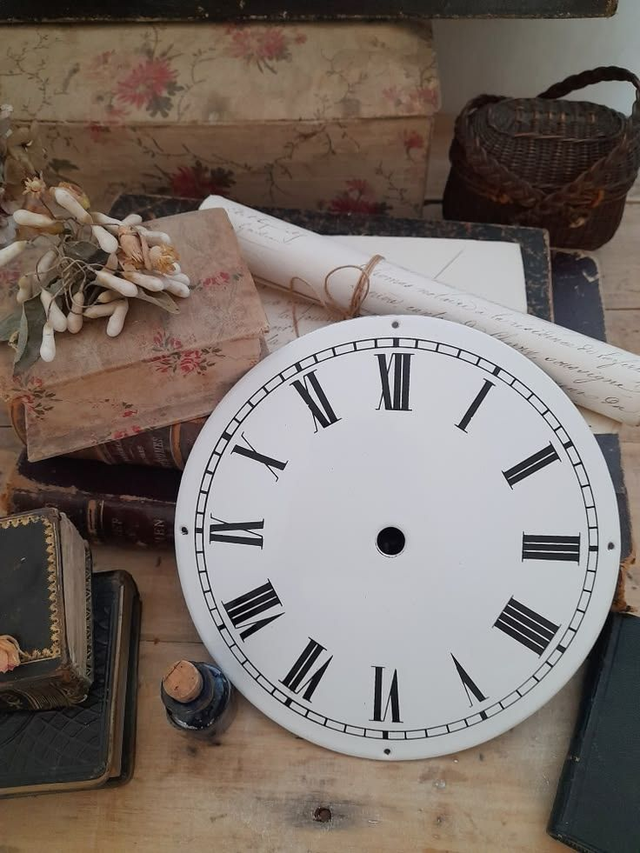 Grand cadran émaillé ancien