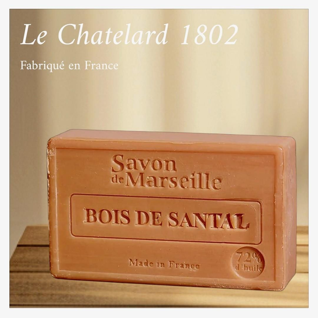 Savon "Bois de Santal" 100 gr Le Chatelard 1802