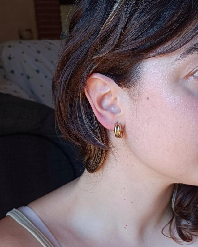 Orecchini Semicerchio doppi