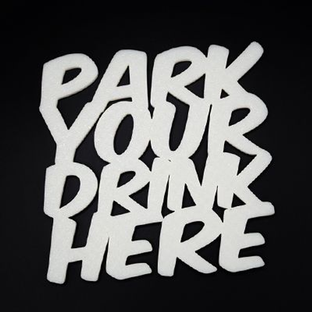 Novelty Coaster - Park Your Drink Here