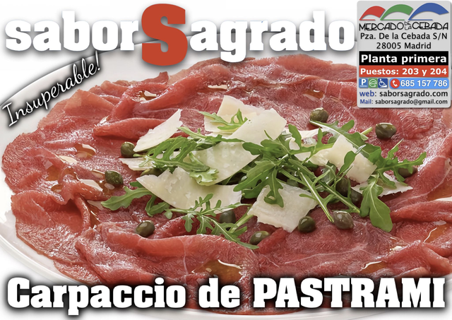 Carpaccio de Pastrami