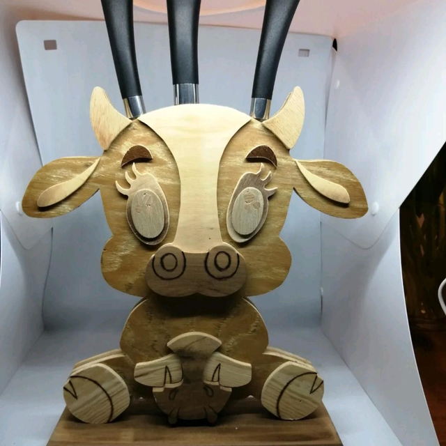 porte couteaux vache 