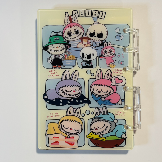 Acrylic Monster character shaker notebook