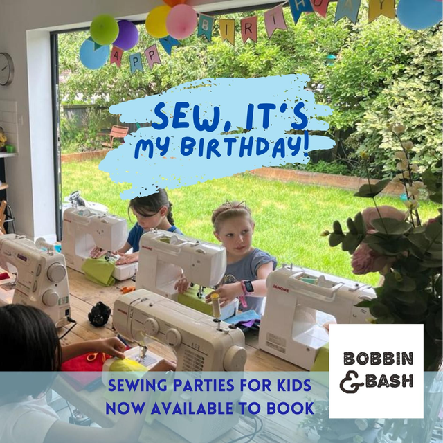 SEW, IT&#039;S MY BIRTHDAY! - sewing party for kids