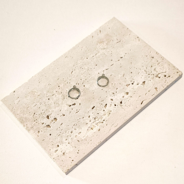 Boucles d’oreilles Acier inox hypoallergénique – Personnalisables avec charm’s