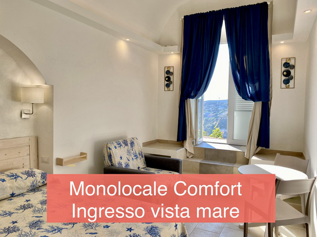 Totale Soggiorno in Monolocale Comfort ingresso SeaView, per 2 persone