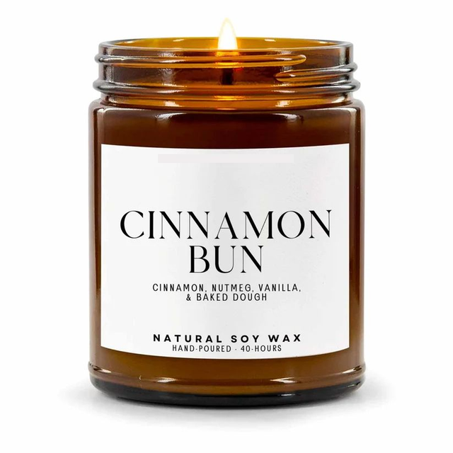 Cinnamon Bun Natural Soy Wax Candle