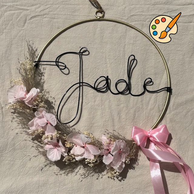 Couronne Murale Personnalisable ( diamètre 25 )