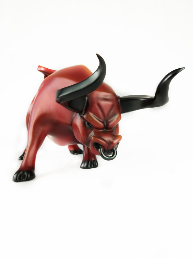 Taureau Rouge Mat (sur commande)