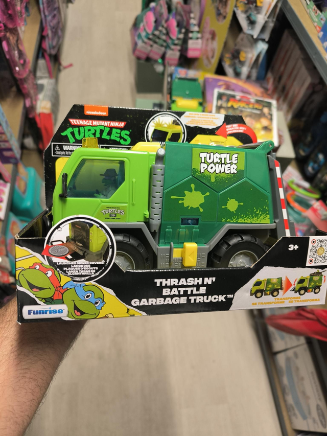 TORTUE NINJA THRASH N' BATTLE GARBAGE TRUCK