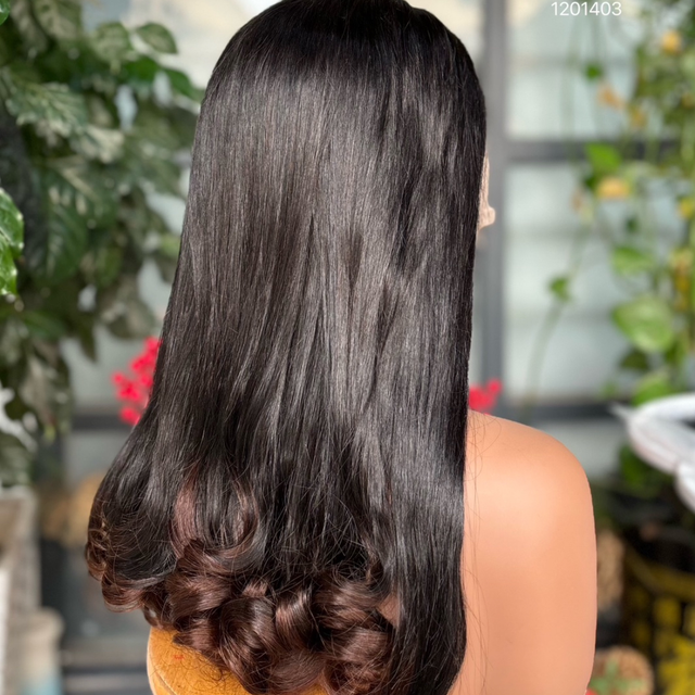 Perruque Naturelle- Ondulé