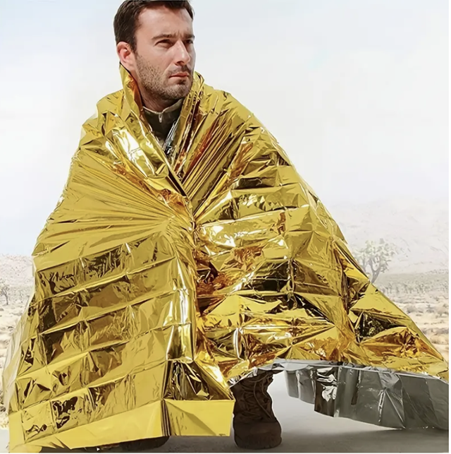 Mantas de Aluminio doradas