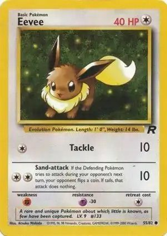 Eevee - 55/82 (Team Rocket Unlimited)