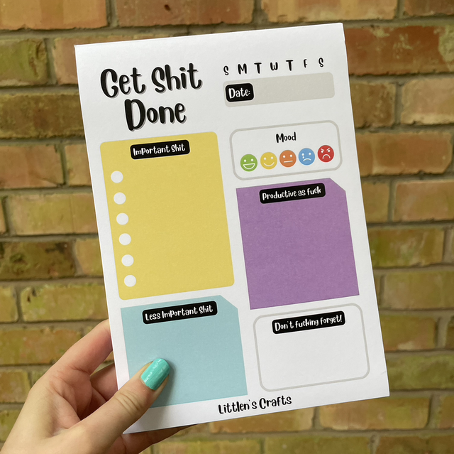 Get Shit Done Notepad