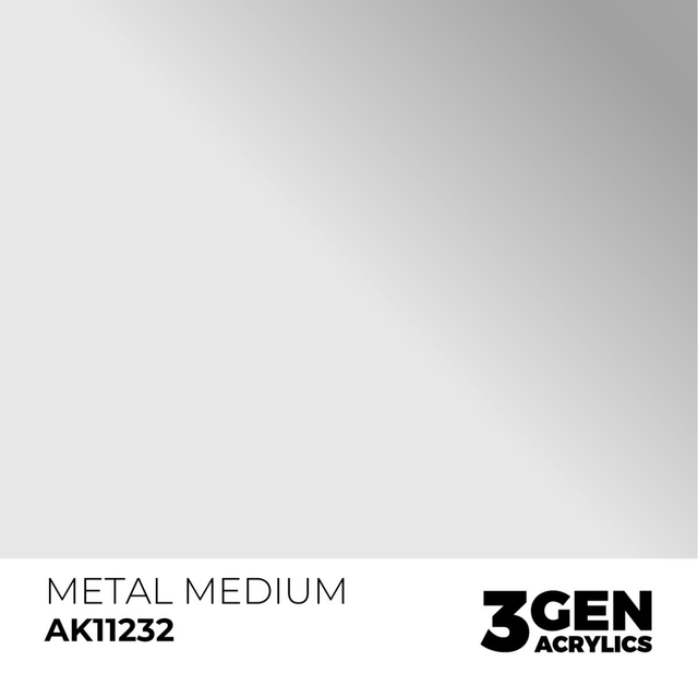3rd Gen. Acrylics 232 Metal Medium
