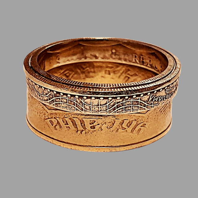 RESERVED FOR VIKTOR: Peso and Hryvnia Coin Rings