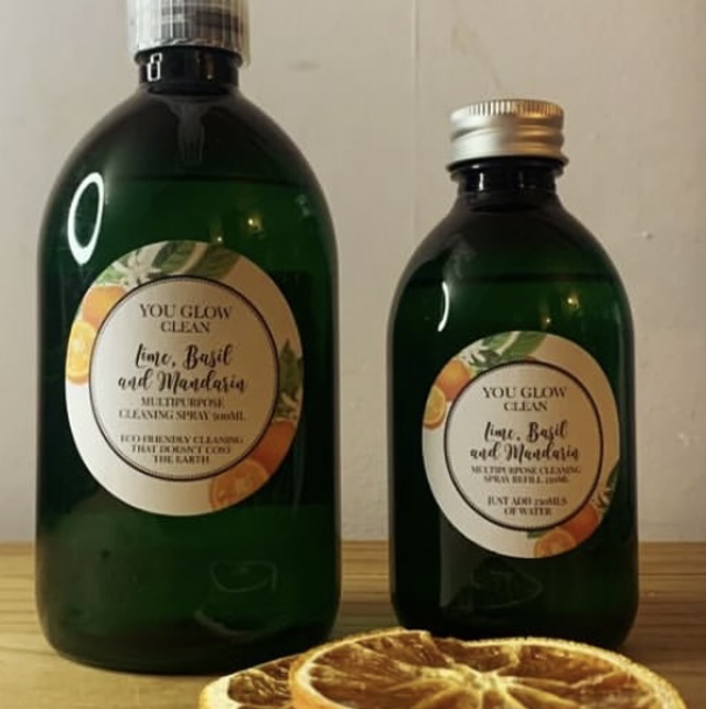 Multipurpose magic cleaning spray refills (all fragrances) pour the 200ml magic mixture into your existing blue spray bottle and just add water. 