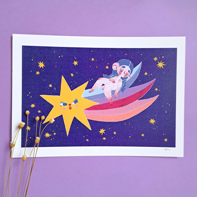 "Estrella fugaz" | Print