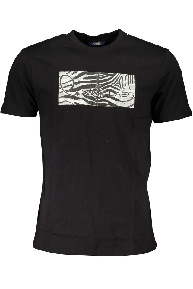 CAVALLI CLASS T-SHIRT MANICHE CORTE UOMO NERO