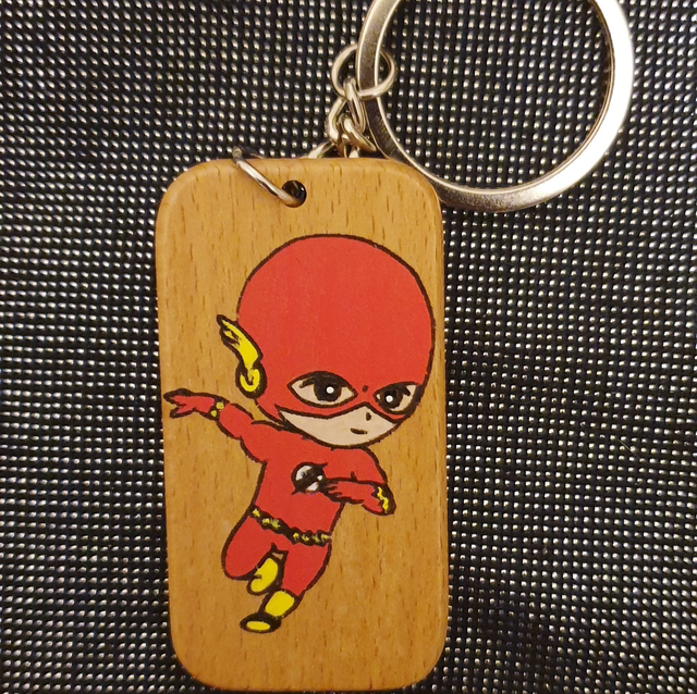 Porte-clef super-héros, flash