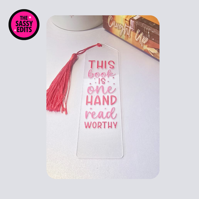 This Book Is One Hand Read Worthy - Triangle Top