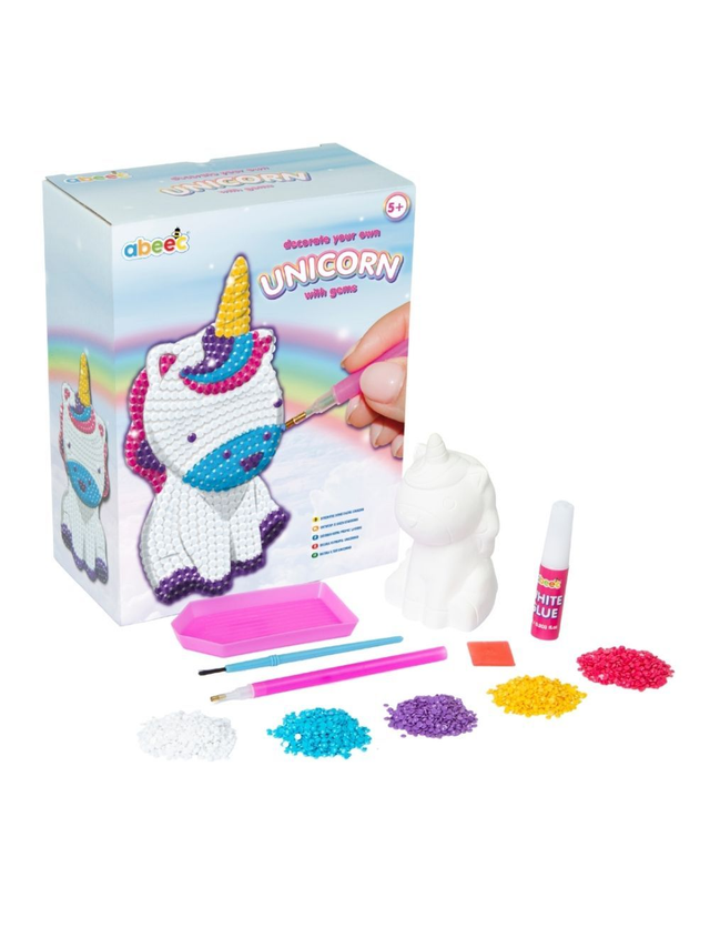 Children Bead Gem Unicorn