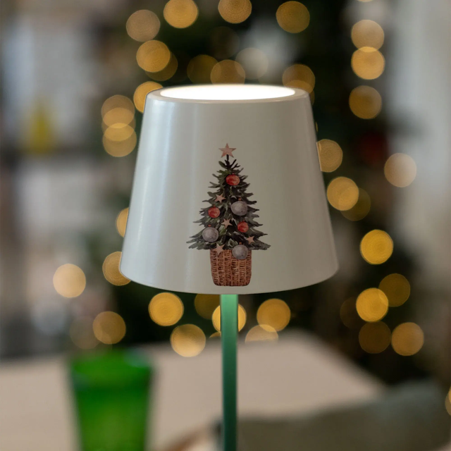 Zafferano Poldina Abat jour métallique Christmas