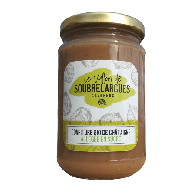 Confiture Allégée en Sucre Châtaigne Bio Les 3 Pots 360g OFFRE SPECIALE