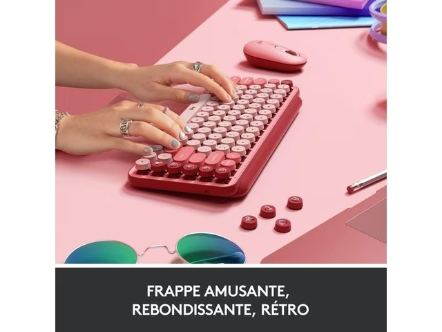 Logitech clavier POP Keys Blast 