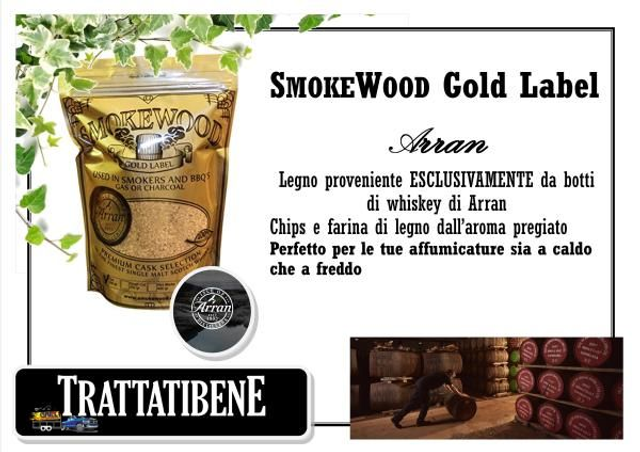 BOTTI di Whisky di ARRAN - Farina di legno