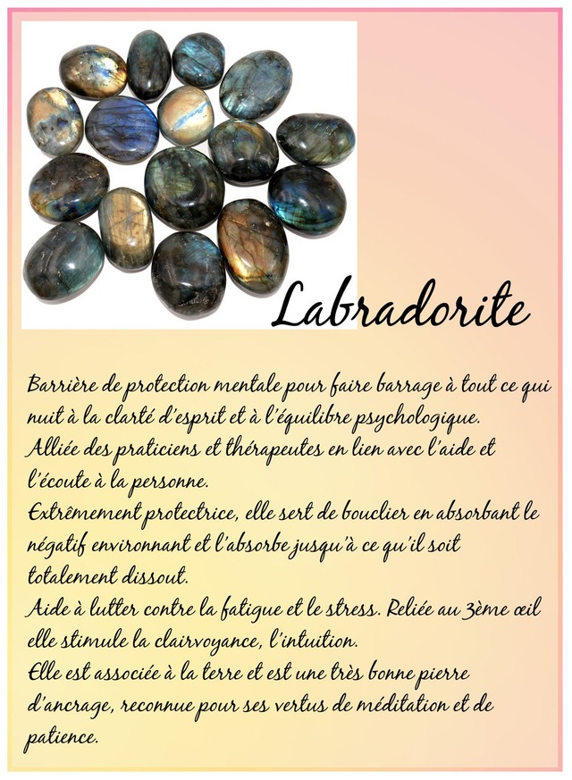 Pendentif Labradorite