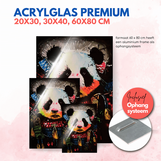 Panda | Acrylglas premium