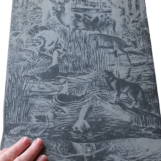 Slate Engraved Wildlife Artwork