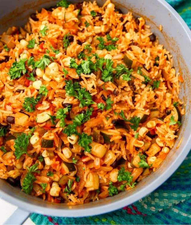 Mixed vegetable Mexican Rice