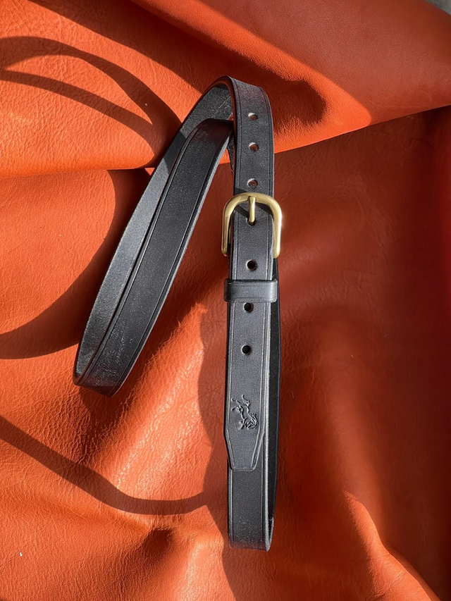 Ceinture &quot;La Lyre&quot; Noire &amp; Dorée