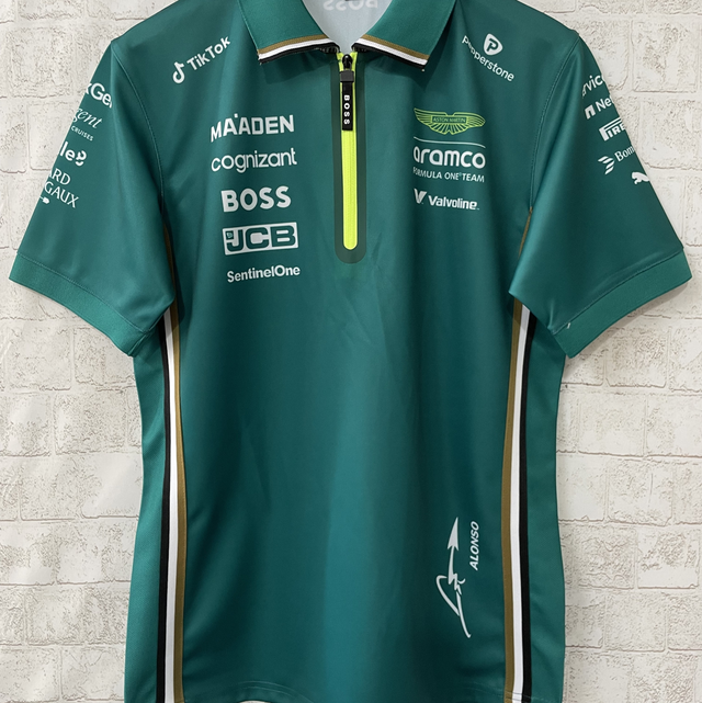 Fórmula 1 polo Zip Up, edición FA14 Aston, Martin 25, 26