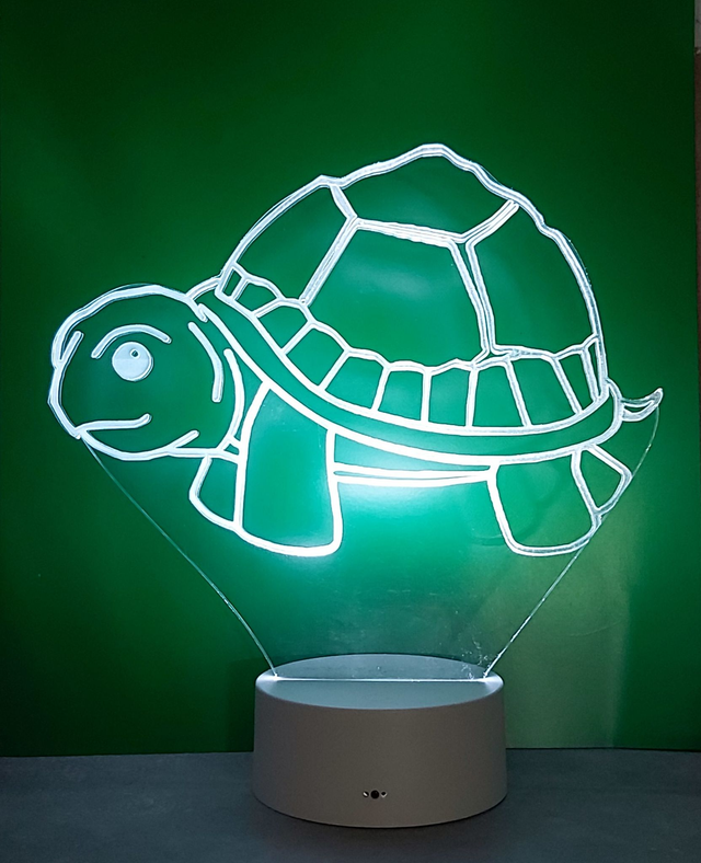 Lampe 3d Tortue