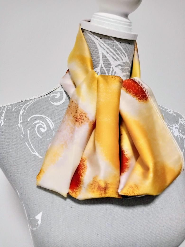 Sunset Silk Neck Scarf