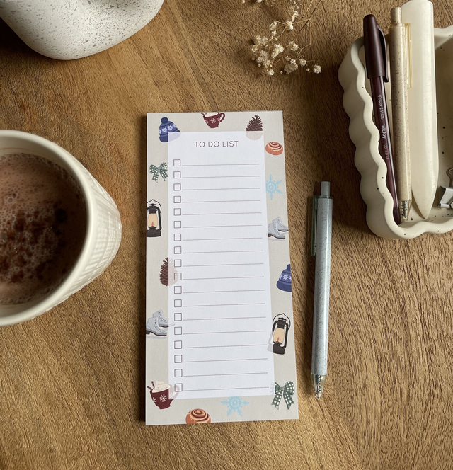 Dose de couleur - Motif Hivernal To do list 