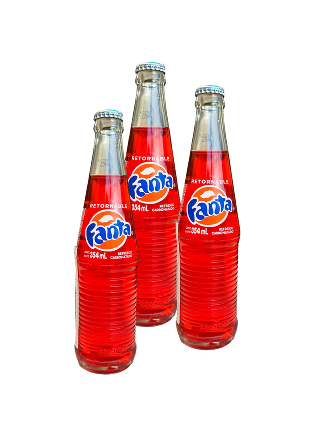 Fanta Roja Inglesa Vetro 350ml  X 3 Oferta